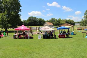 Tents at Juneteenth 
